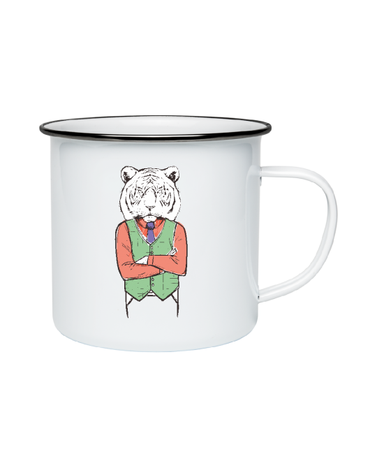 puodelis Hipster tiger puodelis Hipster tiger